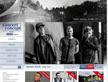 Tablet Screenshot of concert-concept.de